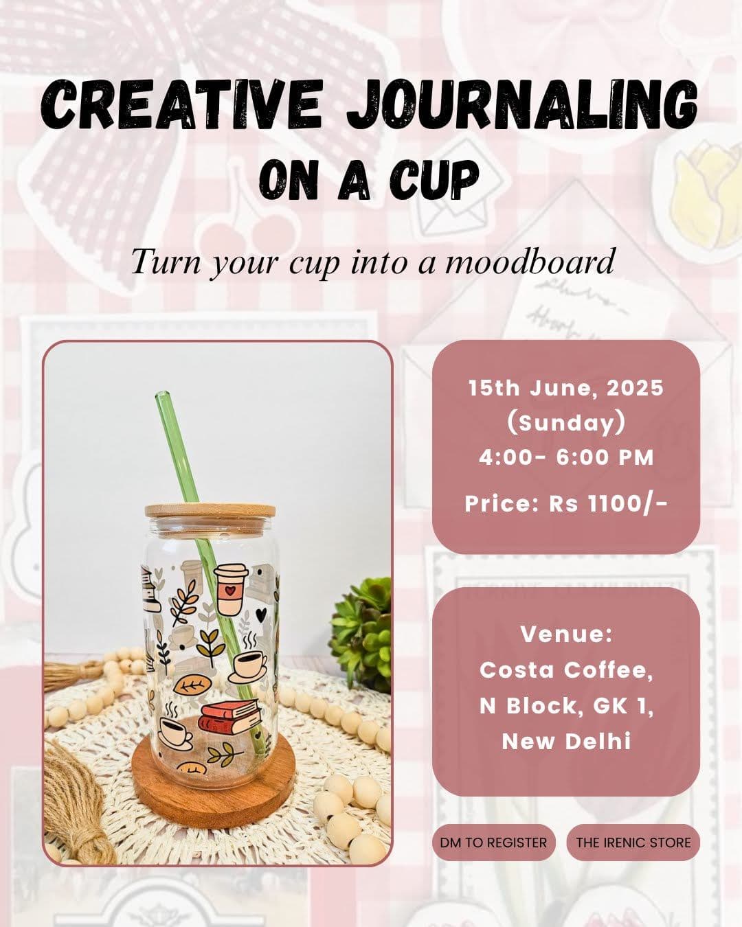 Cup Journaling Workshop (15 June)