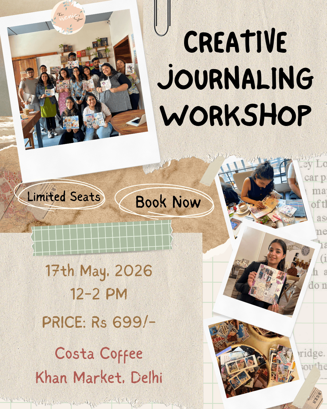 Creative Journaling Workshop (17 May)