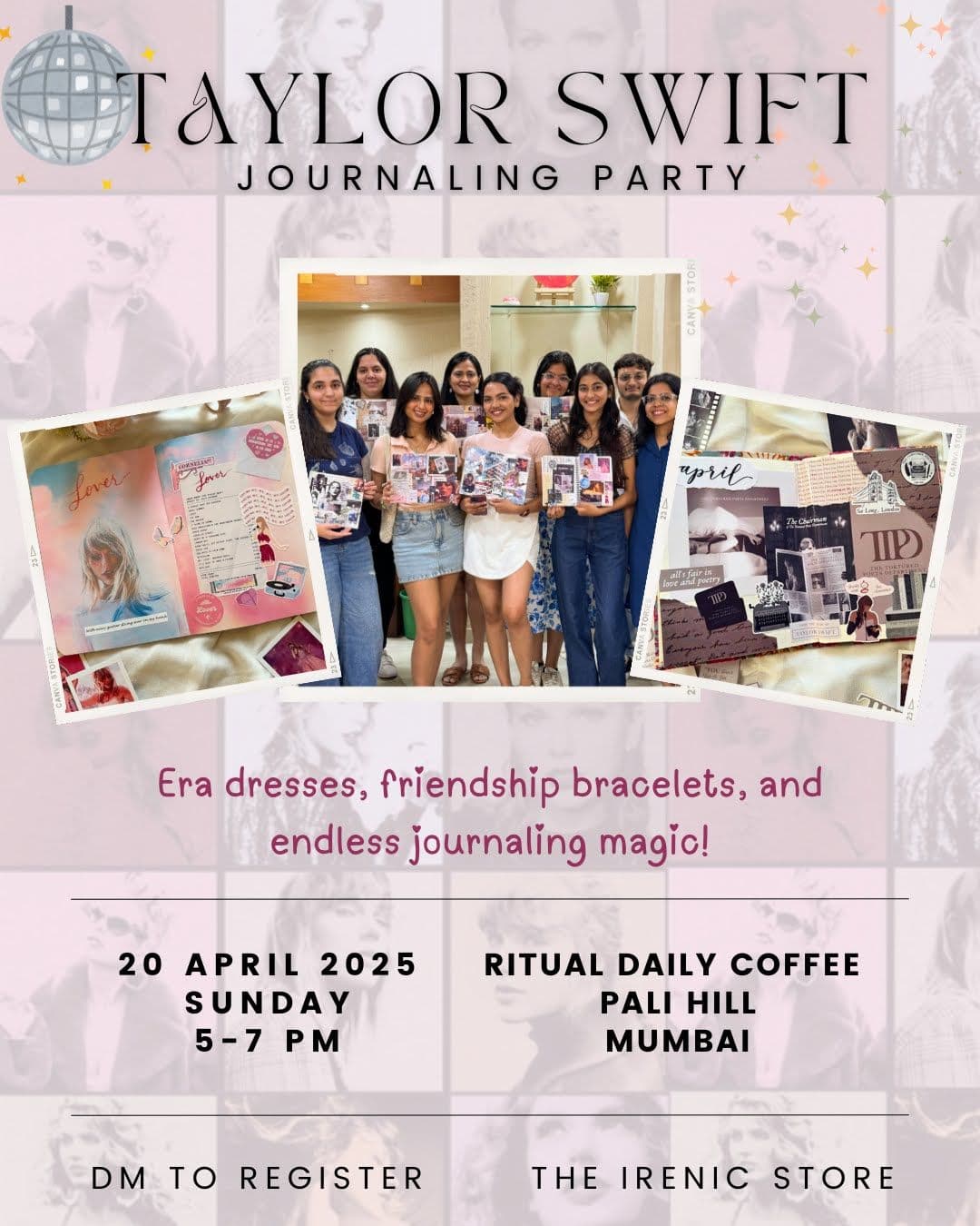 Taylor Swift Journaling Party (20 Apr)